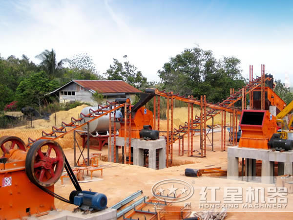 反擊石子破碎機應(yīng)用現(xiàn)場