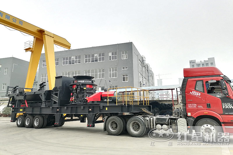 輪胎移動石子破碎機(jī)