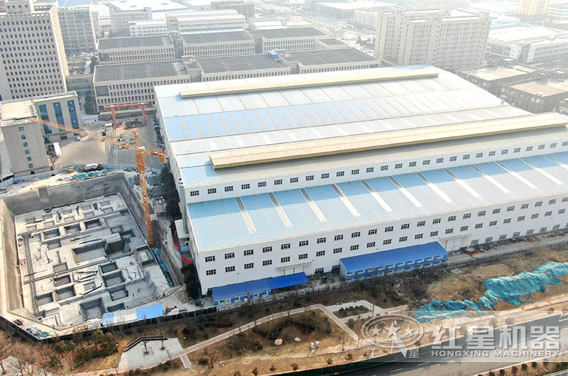 紅星河卵石破碎機生產廠區(qū)