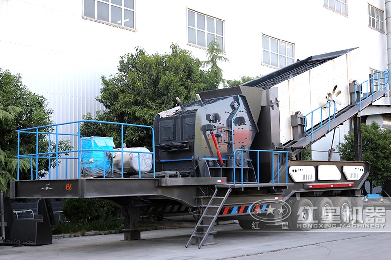 車(chē)載移動(dòng)打石子機(jī)正面大圖