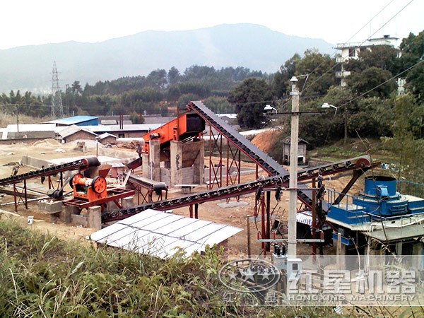 時產(chǎn)30立方打沙機(jī)現(xiàn)場