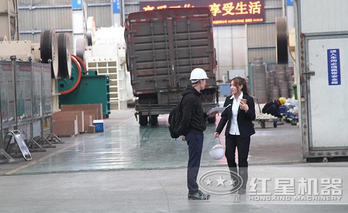 用戶到廠實地參觀，選型