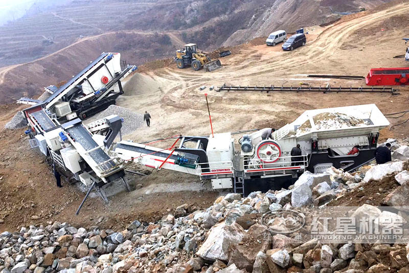 三臺聯(lián)機(jī)，效能高破碎，可安排就近現(xiàn)場考察