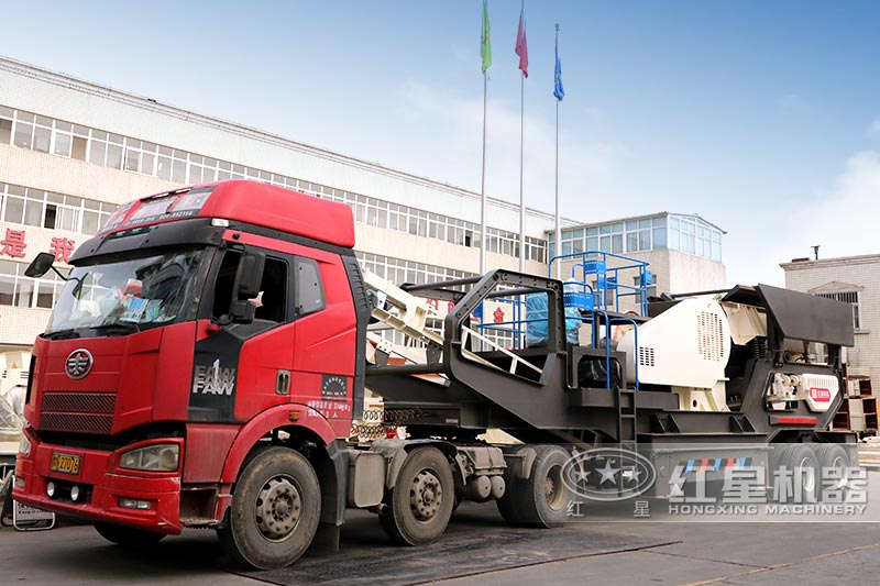 輪胎移動破碎機(jī)發(fā)貨中，歡迎來廠參觀