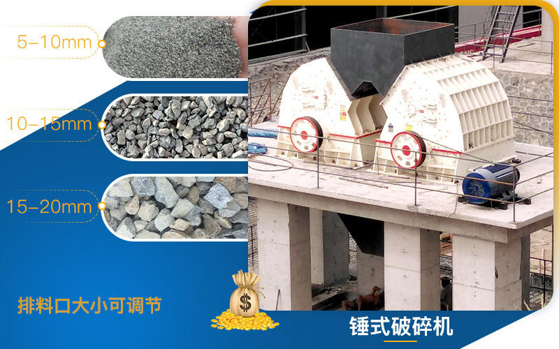 錘破可自成一條生產(chǎn)線，減輕投資成本