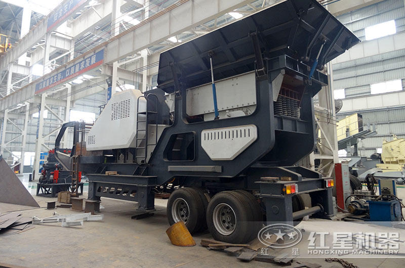 移動(dòng)制砂機(jī)生產(chǎn)車間，自主研發(fā)生產(chǎn)，降低中間商成本20%