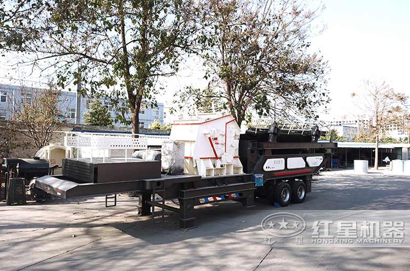 反擊破移動破碎機，破碎+篩分，省時省力