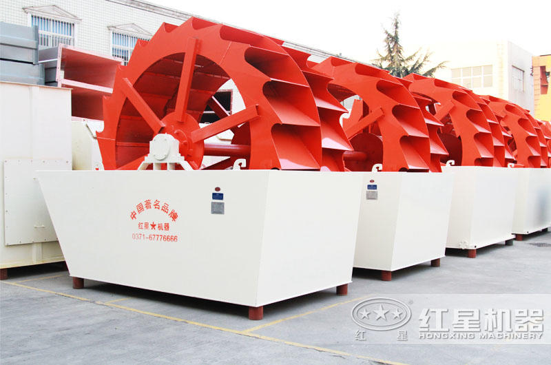 洗砂機用于沙場清洗，洗凈度高達99%