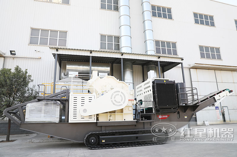 細(xì)碎履帶式移動(dòng)制沙機(jī)，一鍵操控更智能