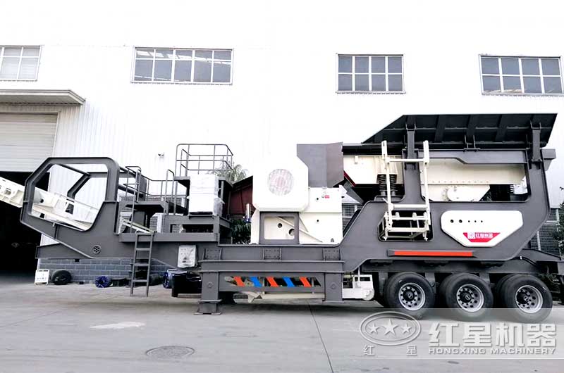 移動(dòng)式鄂式破石機(jī)，隨時(shí)移動(dòng)，智能控制
