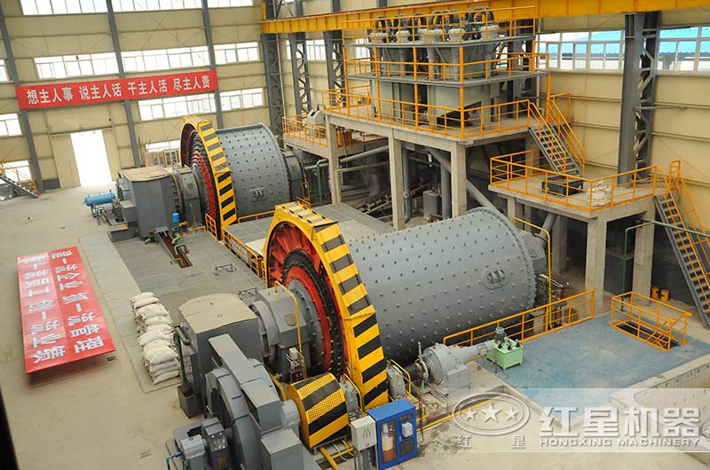 球磨機應用加工現(xiàn)場