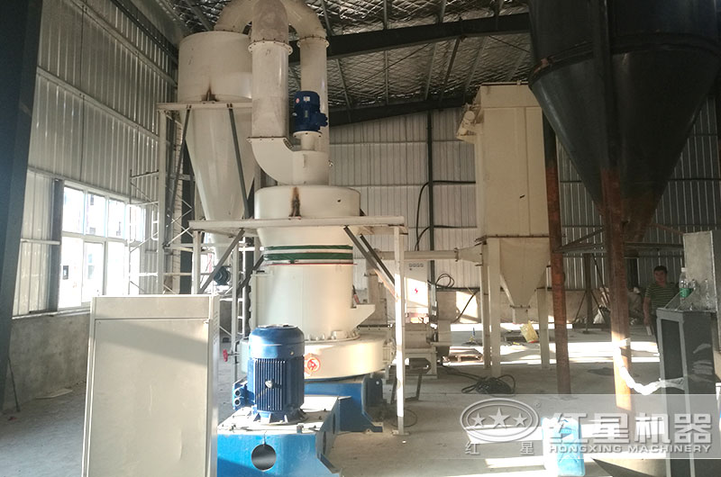 煤矸石磨粉生產現(xiàn)場圖片