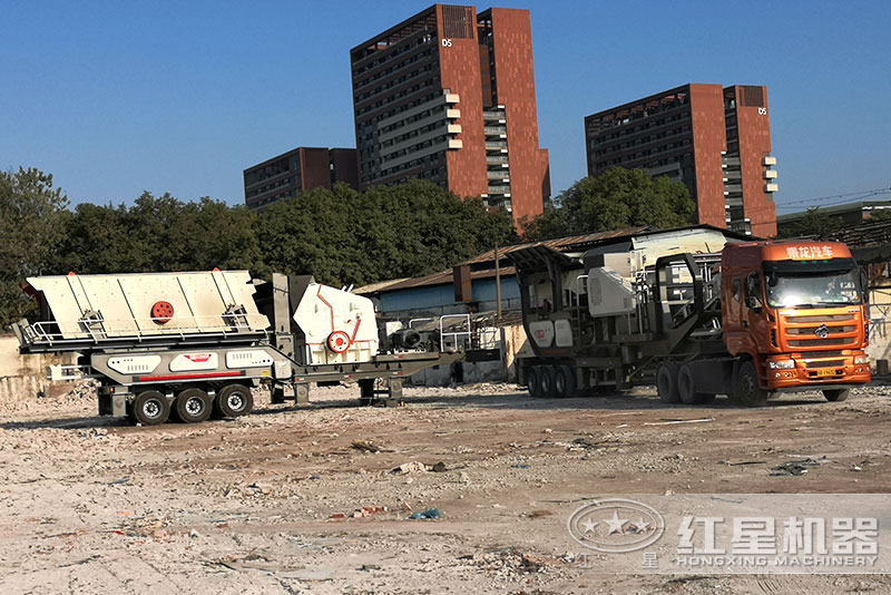 移動破碎機(jī)+反擊破