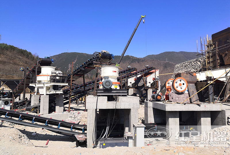 制砂生產現(xiàn)場